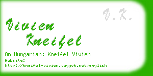 vivien kneifel business card